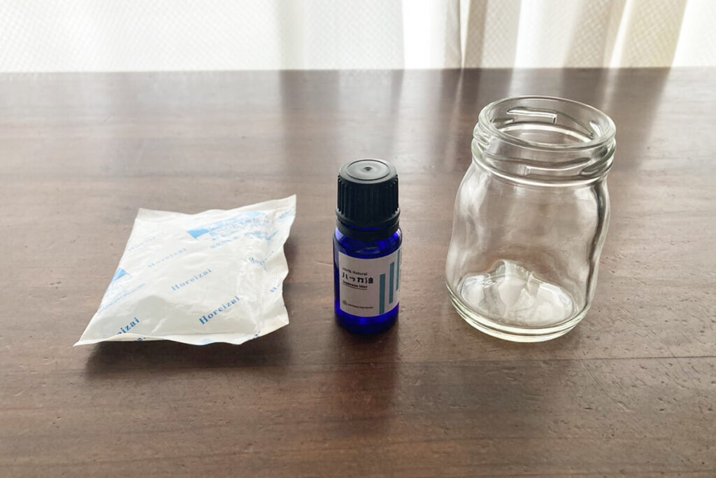 置き型虫除けの材料