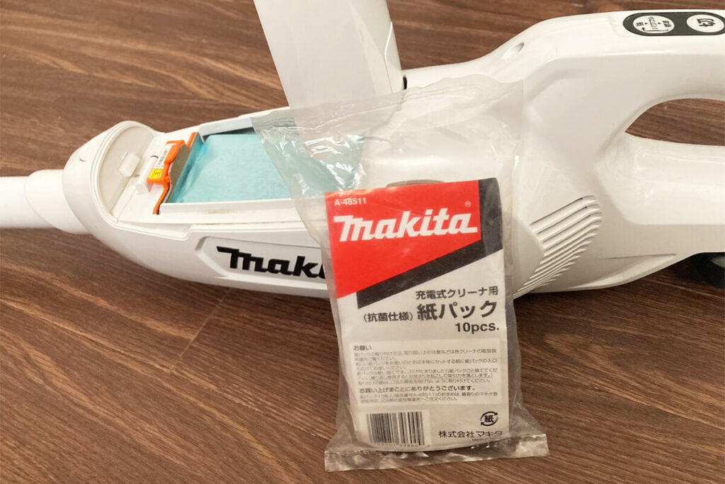 マキタ掃除機と紙パック