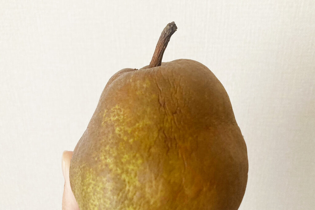 ラフランスのしわ